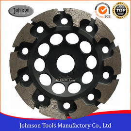 125mm T Segmen Diamond Cup Grinding Wheel Untuk Bahan Obligasi Logam Beton