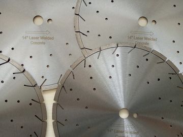14 Inch Diamond Concrete Cutting Blades Dengan Lubang Dekorasi, SGS / GB