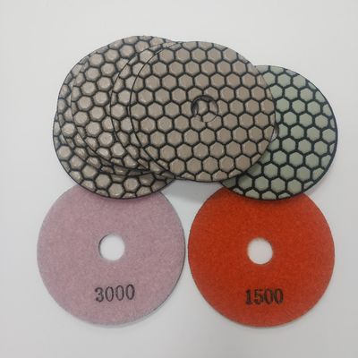 Fleksibilitas Yang Baik 4 Inch Diamond Stone Polishing Pads