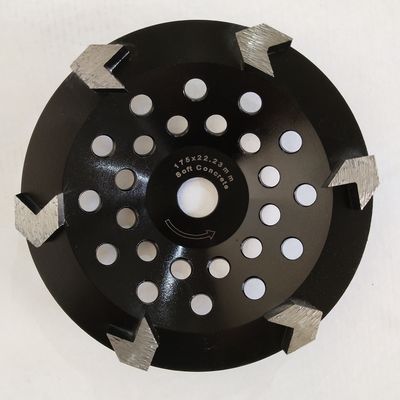 175mm Arrow Segment 7 Diamond Concrete Cup Wheel Untuk Granit
