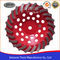 180mm Swirl Diamond Grinding Wheels Untuk Batu / Brick / Blok / Beton, Pusat lubang dengan 22.23mm atau M14 atau 5/8 &amp;quot;-11