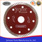 Alat Pemotong Ubin 105mm Turbo Sinter Saw Blade untuk Keramik / Ubin Hot Press