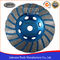 GB OD 105mm Diamond Turbo Cup Wheel Untuk Batu / Hard Granite / Hard Brick
