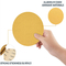 Gold 6.4 Inch Aluminium Oxide PSA Sandpaper Disc Pad Untuk Kayu Otomotif