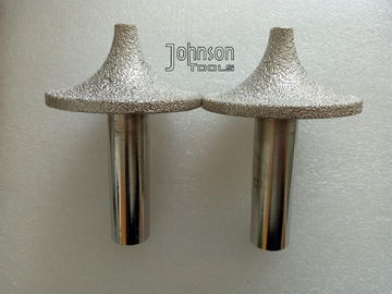 OD 70mm Stone Profiller Vacuum Brazed Diamond Tools Cocok Untuk Mesin CNC