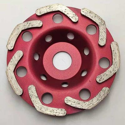 125mm Swirly Turbo L Diamond Cup Grinding Wheel Untuk Beton Mansary