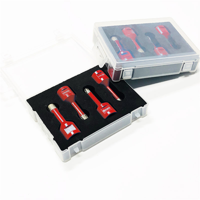 4 Pack 12mm Vacuum Brazed Diamond Core Bits M14 Untuk Ubin Dengan Kotak Plastik