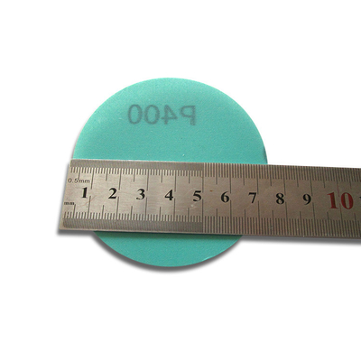 75mm 3 Inch Green Aluminium Oxide Hook Dan Loop Diamond Polishing Pads