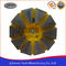 Profesional 75mm Diameter Turbo Cup Diamond Grinding Wheels Untuk Beton Dan Batu