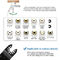 5 Piece Oscillating Tool Blades Kit Untuk Kayu Dengan Kuku, Kayu Potong Cepat, Potong Flush Dan Scraper kaku