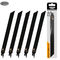 5 Paket 9 Inch 14TPI Sawzall Blades Cast Iron Bi-Metal Sabre Saw Blades Heavy Metal Cutting Reciprocating Saw Blades