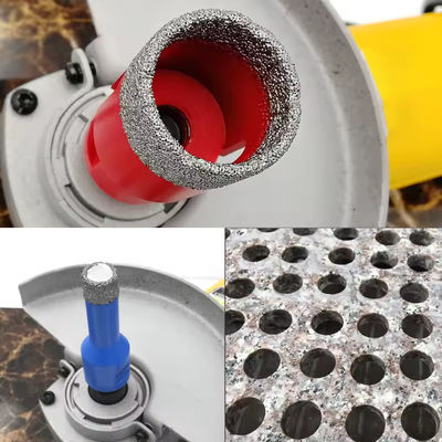 8 10 Mm M14 Vacuum Brazed Diamond Core Drill Bits Untuk Porcelain Tile Granite Masonry