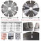 105-600 mm Diamond Cutting Disc Saw Blade Untuk Granit Beton Marmer Masonry