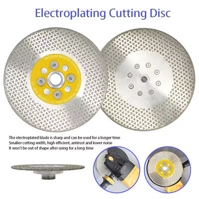 Blade Diamond Saw Double-sided Electroplated Diamond Saw Blade Cutting Wheel Grinding Disc Glass Cutting Disc Diamond Marble Saw Blade