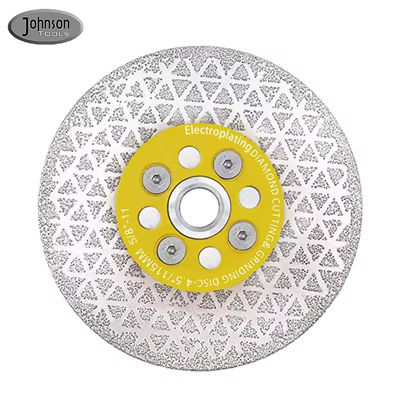 Blade Diamond Saw Double-sided Electroplated Diamond Saw Blade Cutting Wheel Grinding Disc Glass Cutting Disc Diamond Marble Saw Blade