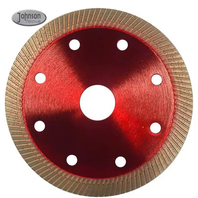105/110/125 mm Alat pemotong granit ubin Diski pemotong marmer Hot Press Sintered Turbo Wave Diamond Saw Blades