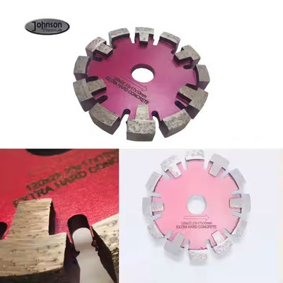 125mm lantai laser dilas berlian 17mm Segmen tebal lantai alur cakram Tuck Point Saw Blade