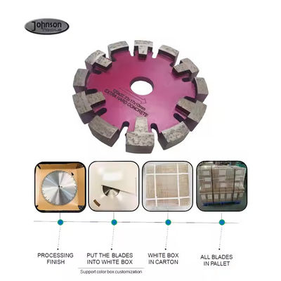 125mm lantai laser dilas berlian 17mm Segmen tebal lantai alur cakram Tuck Point Saw Blade