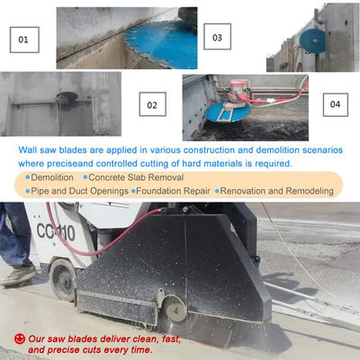 Diameter besar 800mm pemotong beton berlian dinding melihat pisau untuk memotong pembongkaran konstruksi beton bertulang