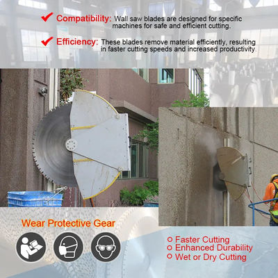 Diameter besar 800mm pemotong beton berlian dinding melihat pisau untuk memotong pembongkaran konstruksi beton bertulang