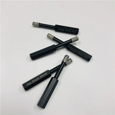 6mm Vacuum Brazed Hex Shank Hole Saw Untuk Ubin Dengan Lengan Plastik
