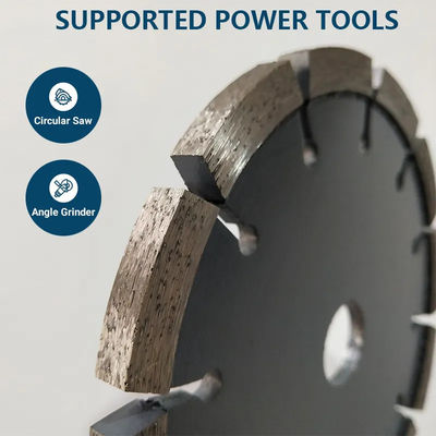 4-1/2 "Tuck Point Crack Chaser Grout Repair Diamond Saw Blade untuk Beton Hijau, Masonry, Brick, Pemotongan Batu