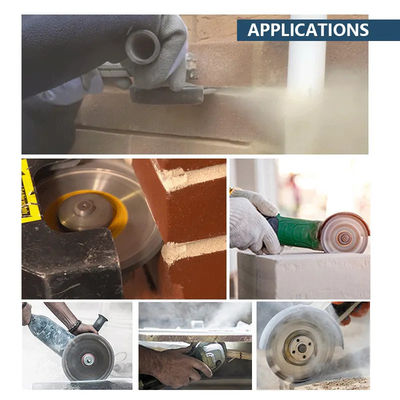 4-1/2 "Tuck Point Crack Chaser Grout Repair Diamond Saw Blade untuk Beton Hijau, Masonry, Brick, Pemotongan Batu