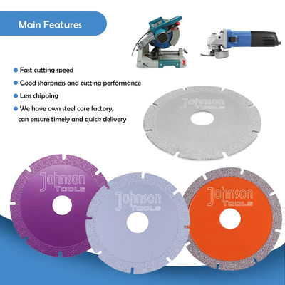 4 Inch Vacuum Brazed Marble Cutting Disc Cutting Saw Blade Untuk Marmer Dan Keramik Kaca