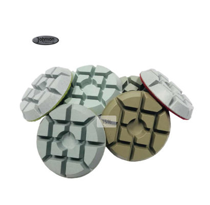 50 Grit 3 "Granite Concrete Diamond Sanding Pads Menghilangkan Goresan