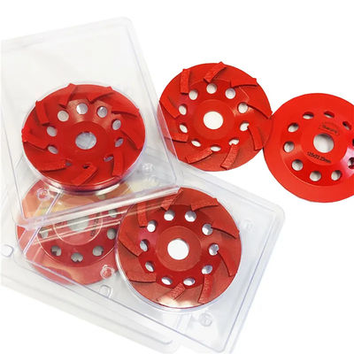 180mm Swirl Diamond Grinding Wheels Untuk Batu / Bata / Blok / Beton, Center Hole Dengan 22.23mm Atau M14 Atau 5/8 "-11