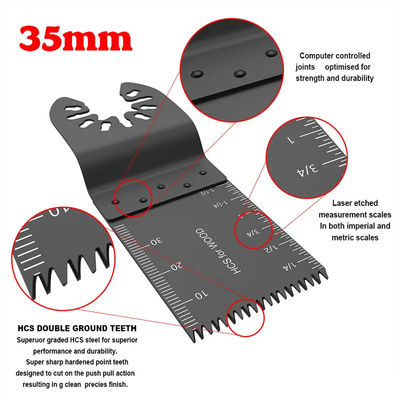 Bi Metal Oscillating Multi Tool Saw Blades Untuk Metal Wood 20pcs Box Set
