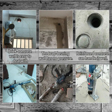Lubang Bulat Beton Bertulang 100mm Berlian Inti Bor
