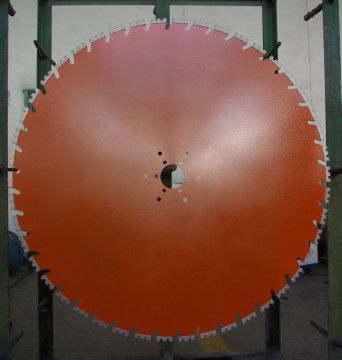 600-1600mm Laser Welded Diamond Wall Saw Blades Tanpa Flush - Cut Bolt Holes