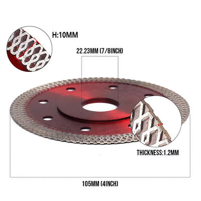 115mm Diamond Sintered Tile Saw Blade Untuk Memotong Keramik