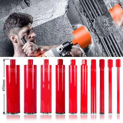 Alat Pengeboran OD32-350mm Bits Pengeboran Inti Berlian Beton Untuk Masonry & Beton