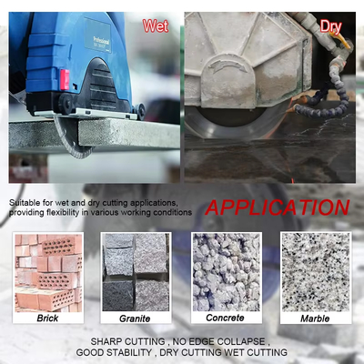 900mm Wet Cutting Diamond Concrete Cutting Disc Lubang 60mm