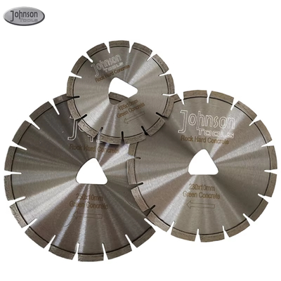 13.5 "Soft Cut Diamond Concrete Saw Blades Untuk Sambungan Beton Potong Hijau