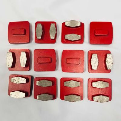 Segmen 13mm Redi Lock Metal Bond Alat Lantai Beton Abrasive Grinding Blocks