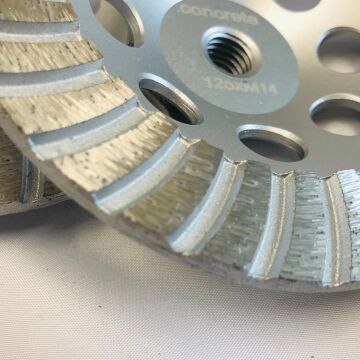 Mata Gerinda Beton Turbo Ringan 100-180mm Dengan Inti Aluminium