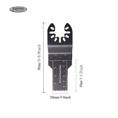 HCS 20mm Plunge Rilis Cepat Oscillating Multi Tool Saw Blades Untuk Plastik