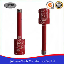 Warna Merah Diamond Core Drill Bits Crown Segment Type BGB (UNC) 10