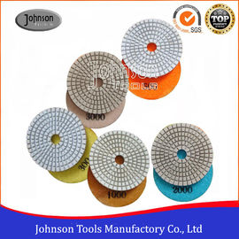 Putih Jenis Diamond Resin Polishing Pads, Batu Polishing Pads 75mm - 180mm