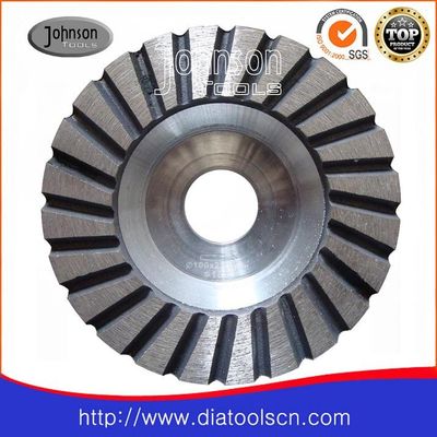 Berat 100-180mm Turbo Grinding Wheel Beton Dengan Inti Aluminium