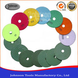 4 Inch 3 Langkah Basah Diamond Polishing Pads Untuk Marmer Granit