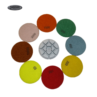 Alat Poles Agresif 4 Inci Resin Diamond Polishing Pads Untuk Lantai Beton