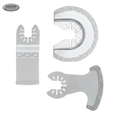 3 Pcs Oscillating Multi Tool Diamond Grout Removal Blades Untuk Penghapusan Grout Grit