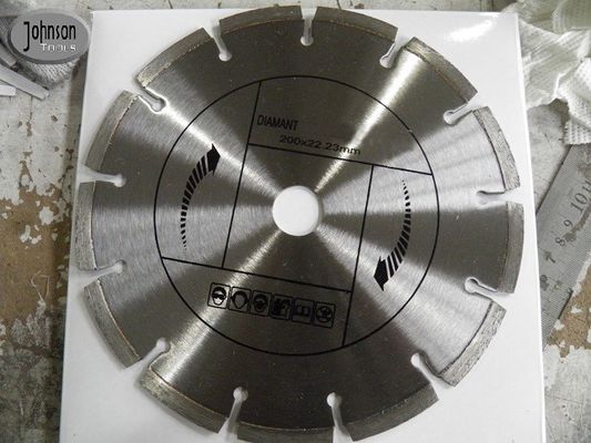200mm Laser Welded blade Diamond Concrete Saw Blades untuk Aspal
