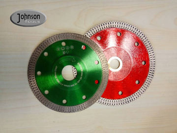 Mesh Turbo Rim Keling Kedua Diperkuat 115mm Diamond Blade, Diamond Marble Cutting Blade