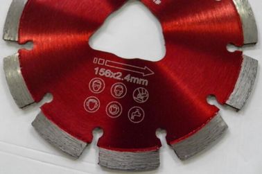 Soff Potong Laser Welded 6 Inch Diamond Saw Blades Untuk Pemotongan Beton Hijau