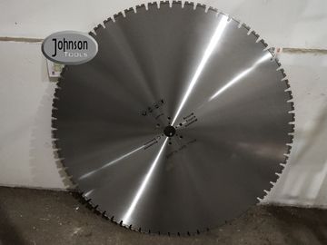 1200mm Single U Tooth Diamond Wall Saw Blades, Saw Cutting Beton Dengan Segmen Tajam
